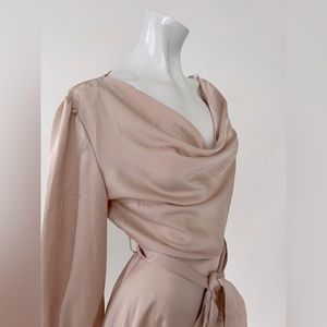 Missguided. Cowl neck shirt dress